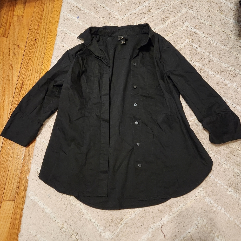 Black Button Up Size S